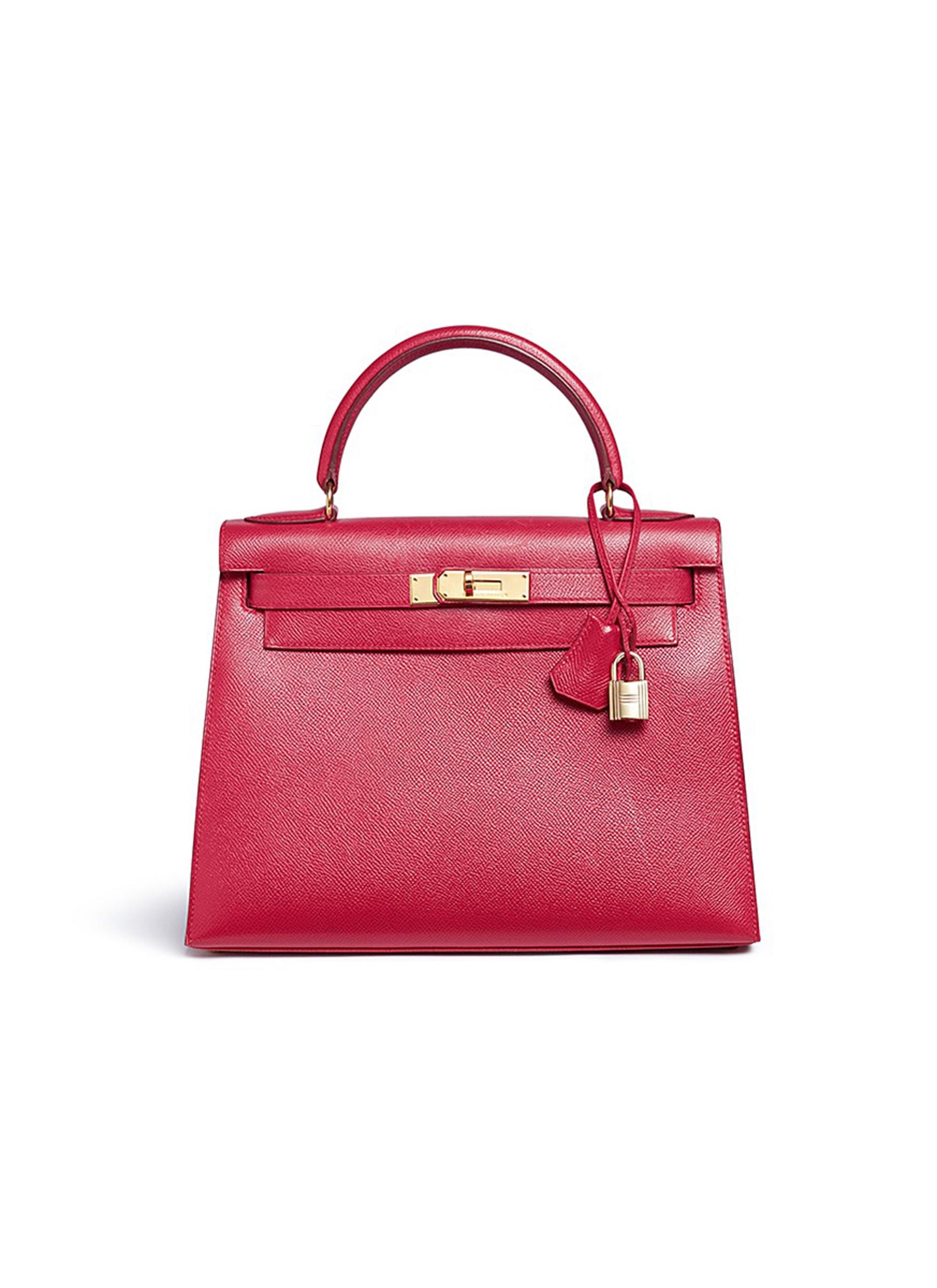 Kelly 28cm Courchevel leather bag | Lane Crawford (US)