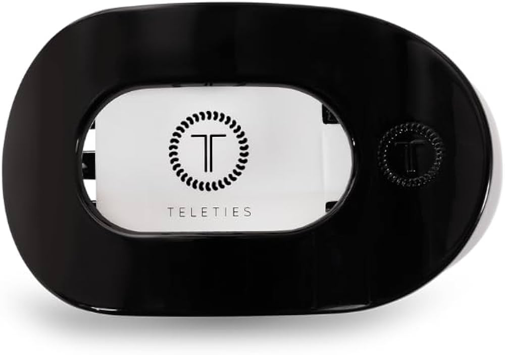 TELETIES - Small Flat Round Clip - Strong Grip, Bendable Teeth, Comfortable Curved Design - For L... | Amazon (US)