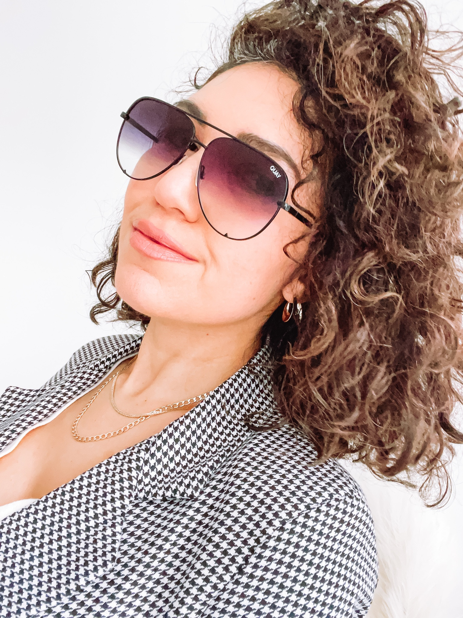 Ribbed bodycon dress, knit dress, sweater dress, houndstooth blazer, winter outfit 

#LTKstyletip