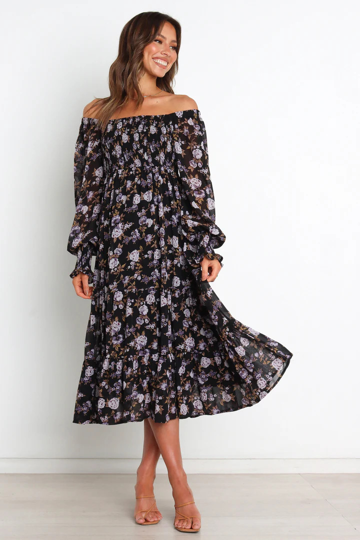 Keilani Dress - Black | Petal & Pup (US)