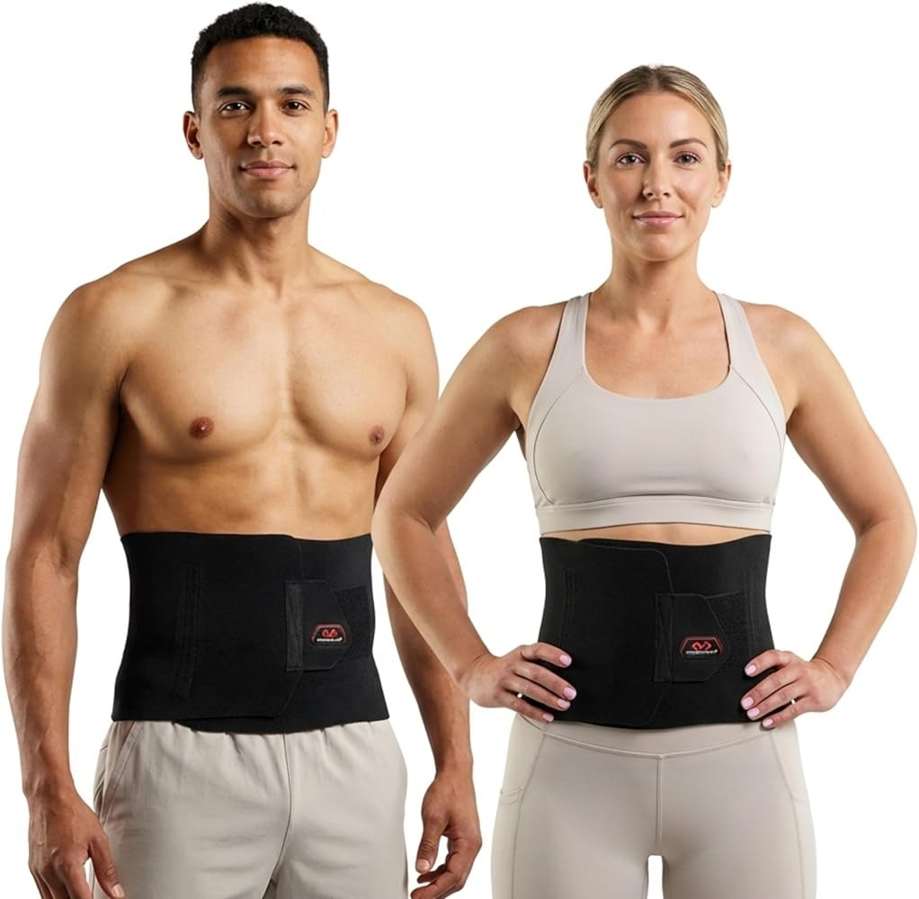 McDavid Sweat Band & Waist Trimmer Belt for Men, Back Support, Improves Posture During Workouts, ... | Amazon (US)