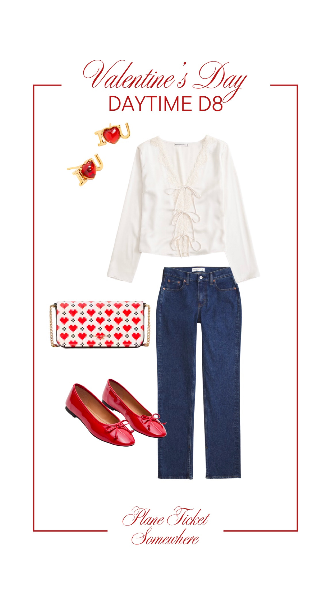 The cutest Vday look for a daytime date! 

 #LTKSeasonal #LTKStyleTip #LTKShoeCrush