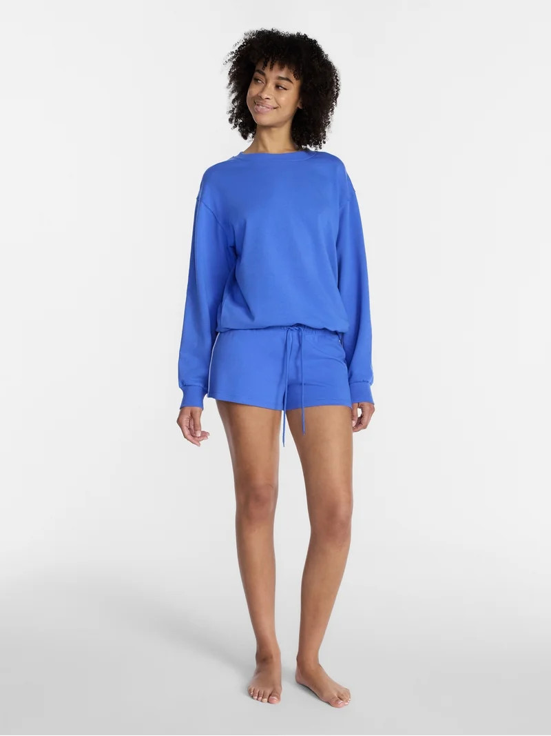 No Boundaries Women\u2019s and Women\u2019s Plus Sleepwear Thin Panel Short, Sizes XXS \u2013 3X | Walmart (US)