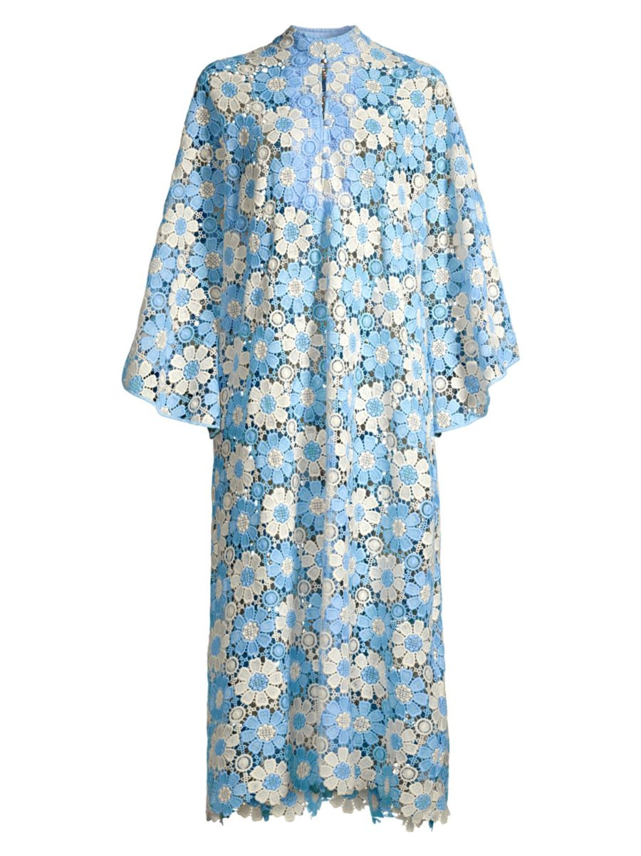 Floral Crochet Lace Caftan | Saks Fifth Avenue