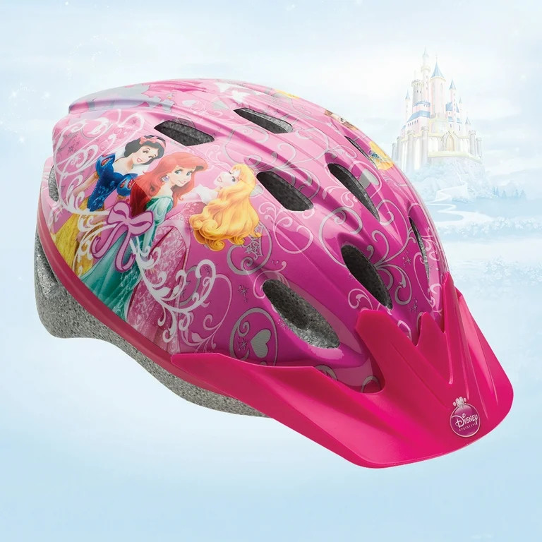 Bell Disney Princess Magical Rider Bike Helmet, Pink/Purple, Youth (55-59cm) | Walmart (US)