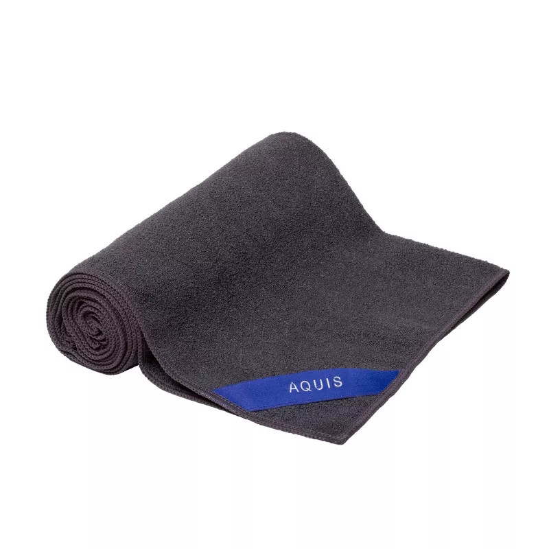 AQUIS Towel Hair-Drying Towel Tool Recycled Microfiber - Storm Gray | Target