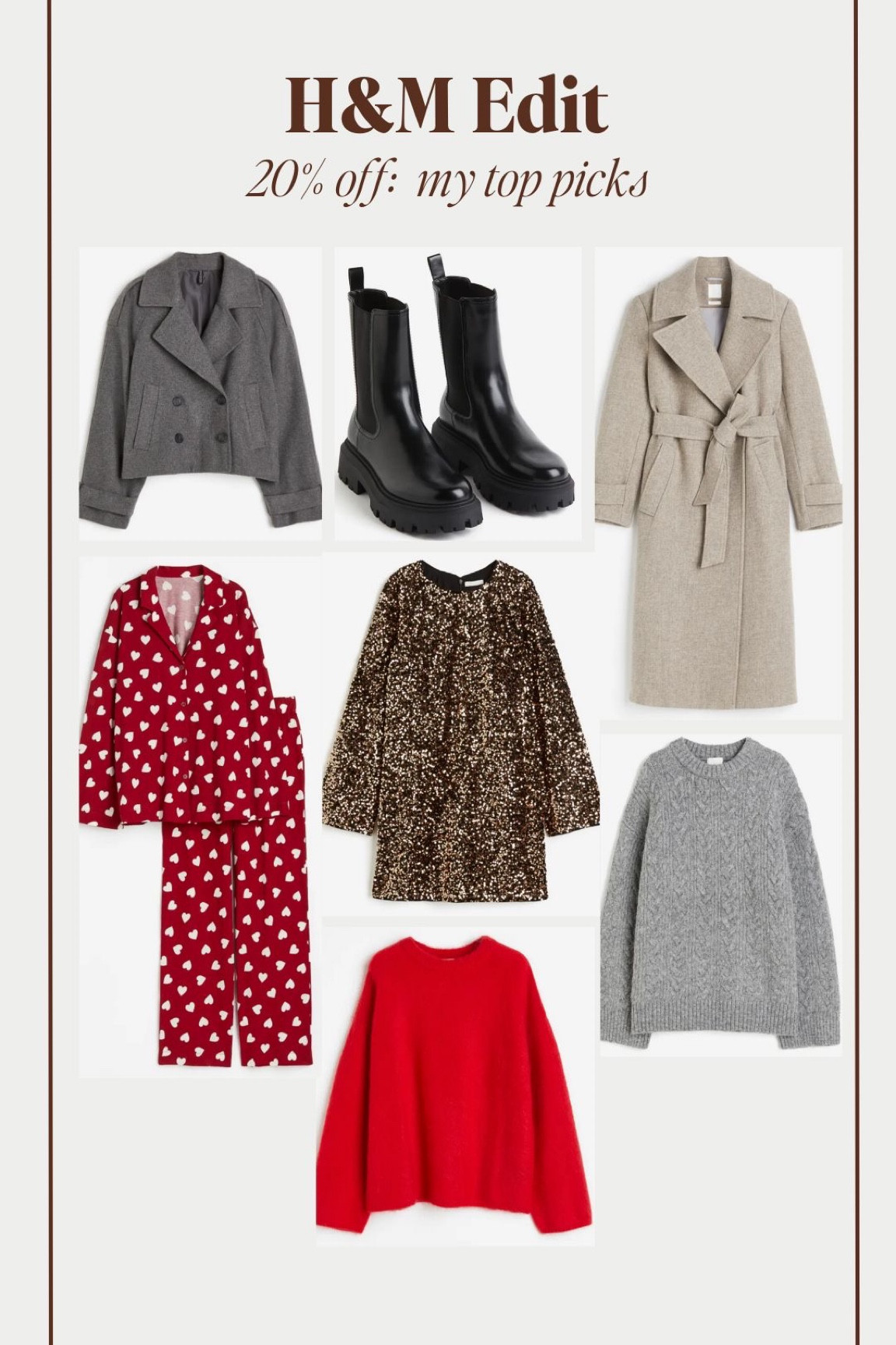 H&M edit: 20% off ✨❤️ #HM #BlackFriday 

#LTKCyberSaleUK #LTKCyberWeek #LTKHoliday