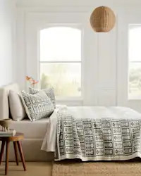 Organic Cotton Jacquard Floral Coverlet | Quince