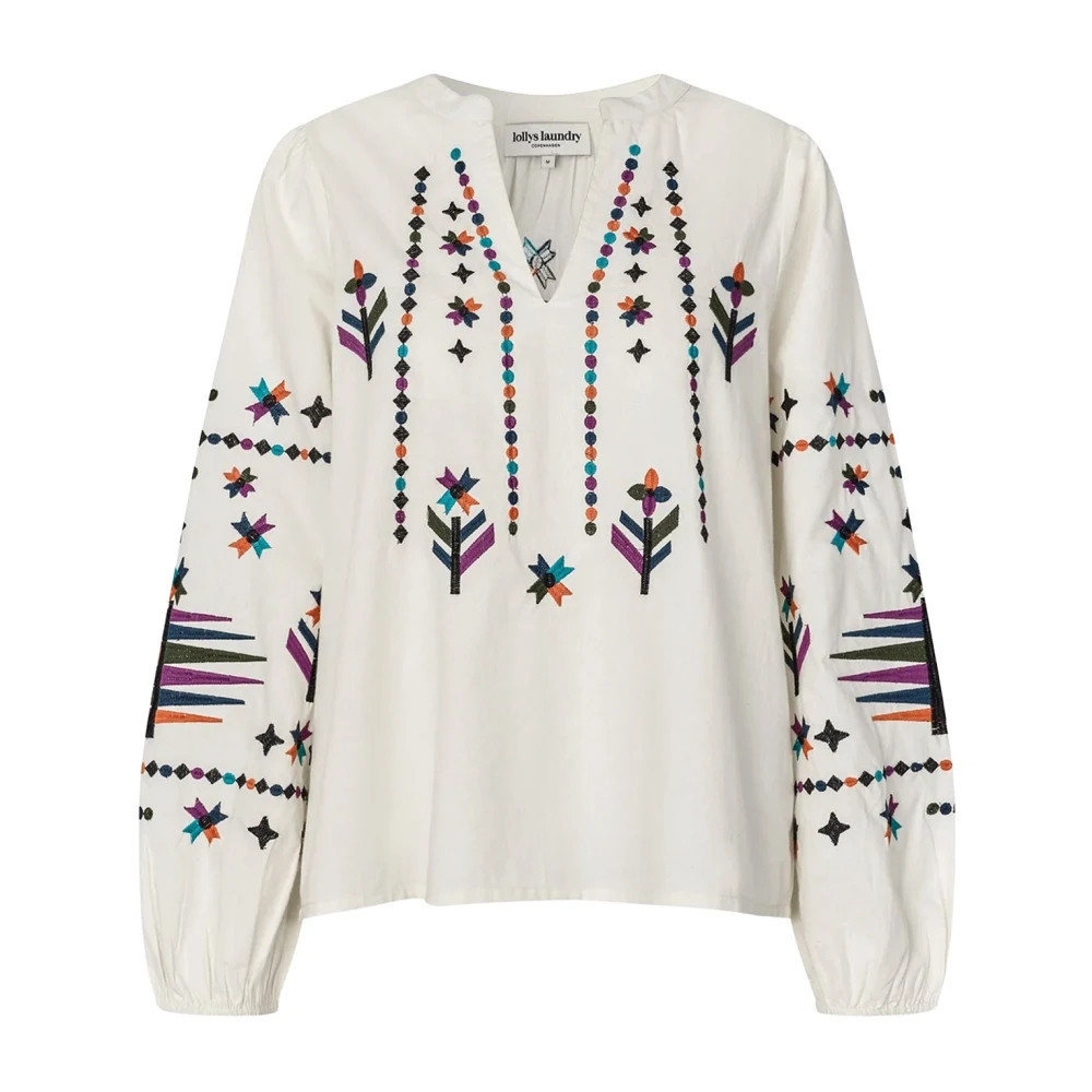 Lollys Laundry, Overhemden , Dames, Wit, L, Katoen, Blouse | Miinto Belgium