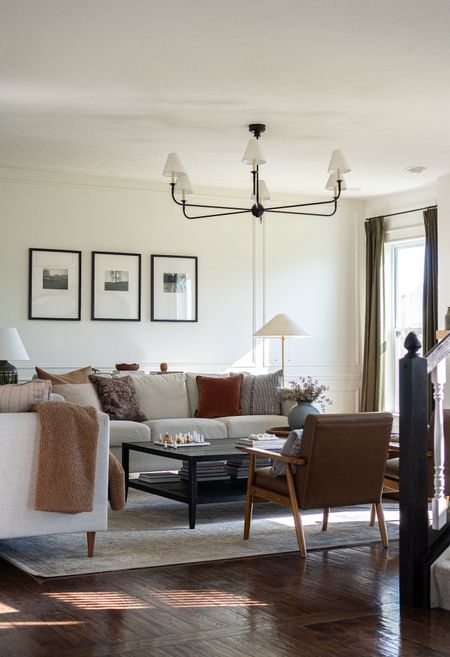 Living room home decor, chandelier, chess, frames, pillows

#LTKHome