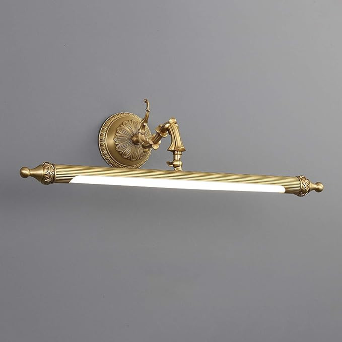 Bathroom Over Mirror Lights Brass, LED Picture Light Vintage Mirror Front Light with Swivel Lamp ... | Amazon (US)