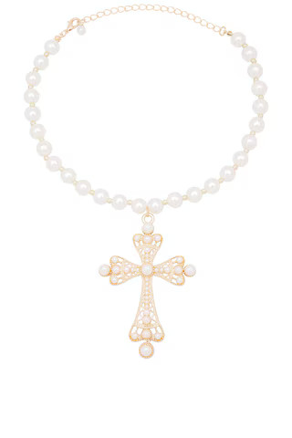 petit moments Augustine Necklace in Pearl from Revolve.com | Revolve Clothing (Global)