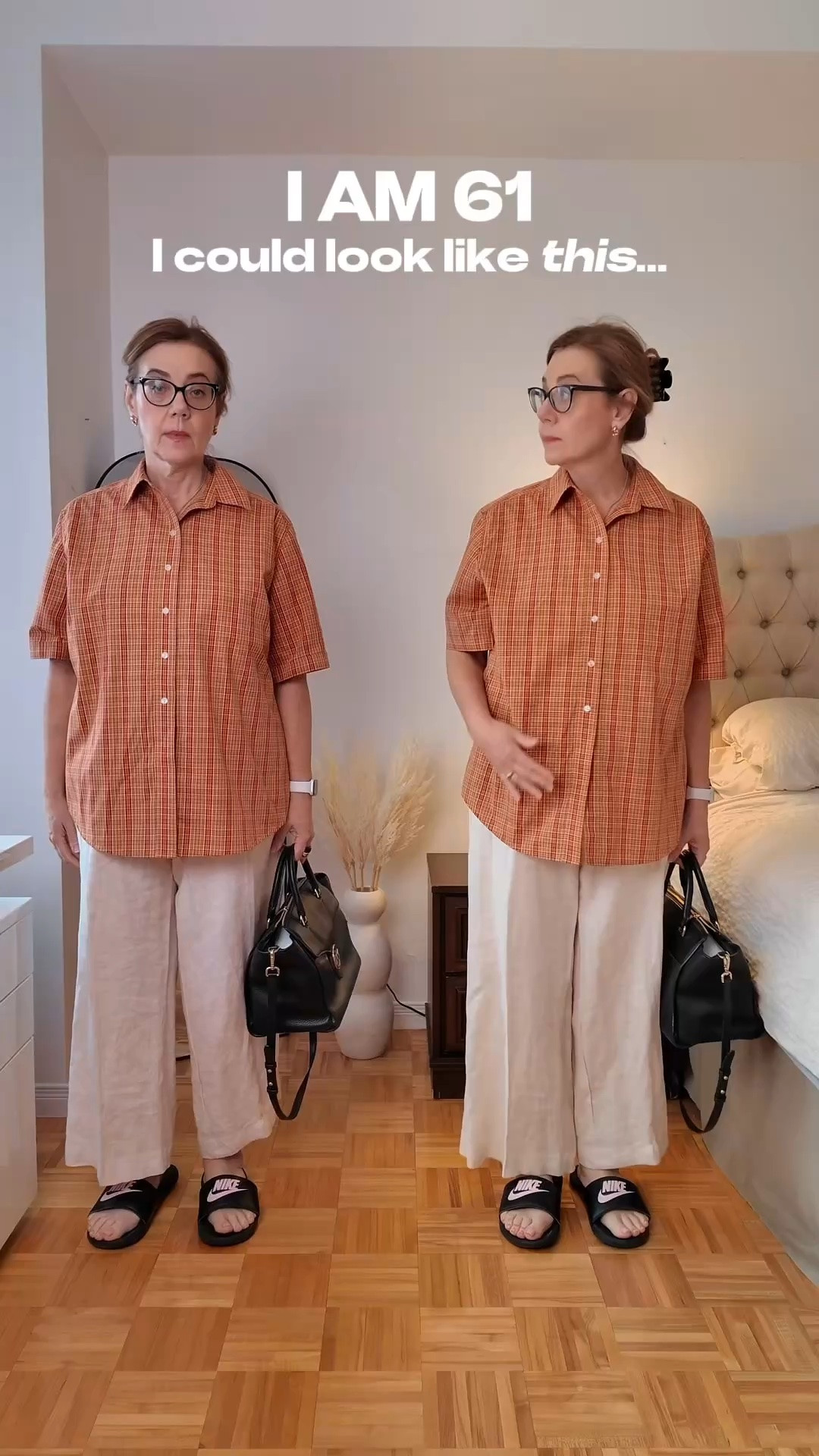 Which side are you on? Left or Right? Comment below ⬇️ 

Save for inspiration and share with a friend who wants to look modern and youthful this summer. This is great outfit for vacation or casual days out in town. 

Follow for more easy tips on style and beauty for women over 50.

#LTKsummer #LTKmidsize #LTKover50style