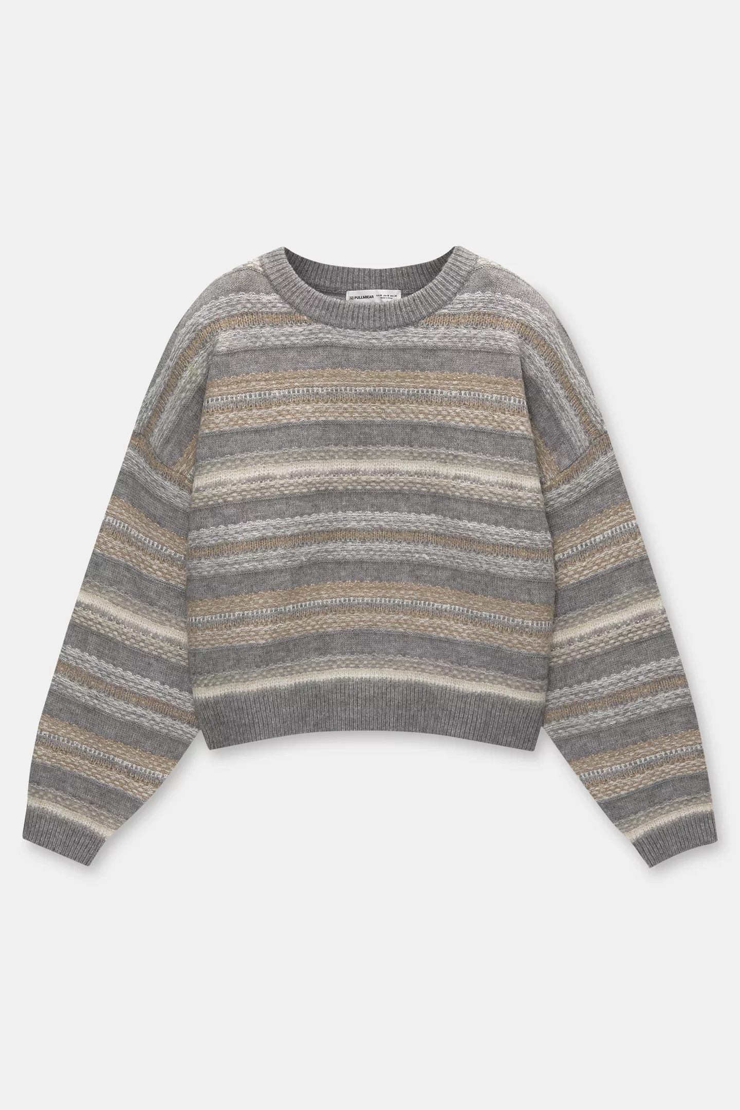 Pull jacquard à rayures | PULL and BEAR FR