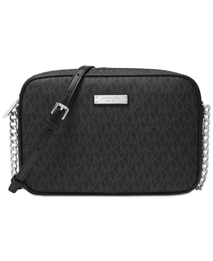Michael Kors Signature Jet Set East West Crossbody & Reviews - Handbags & Accessories - Macy's | Macys (US)