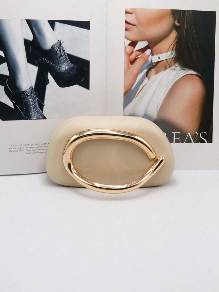 Dedoo Burgundy PU Leather Clutch - Ideal For Valentine's Day, Comfortable And Fashionable, Fashion Handbag, Personalized Gift Option, Accessory 2025, Chic Style For All Occasions, Luxury Feel At Affordable Price, Perfectly Matching With Bridal Party, Prom Bag For Party, Best Choice Elegant Bag For Bridal Shower | SHEIN