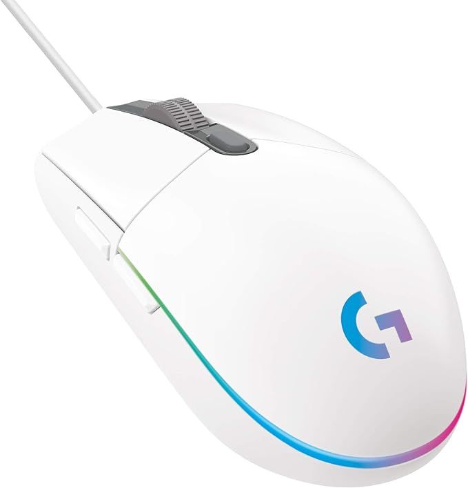 Mouse Gamer Logitech G203 LIGHTSYNC RGB, Efeito de Ondas de Cores, 6 Botões Programáveis e Até... | Amazon (BR)