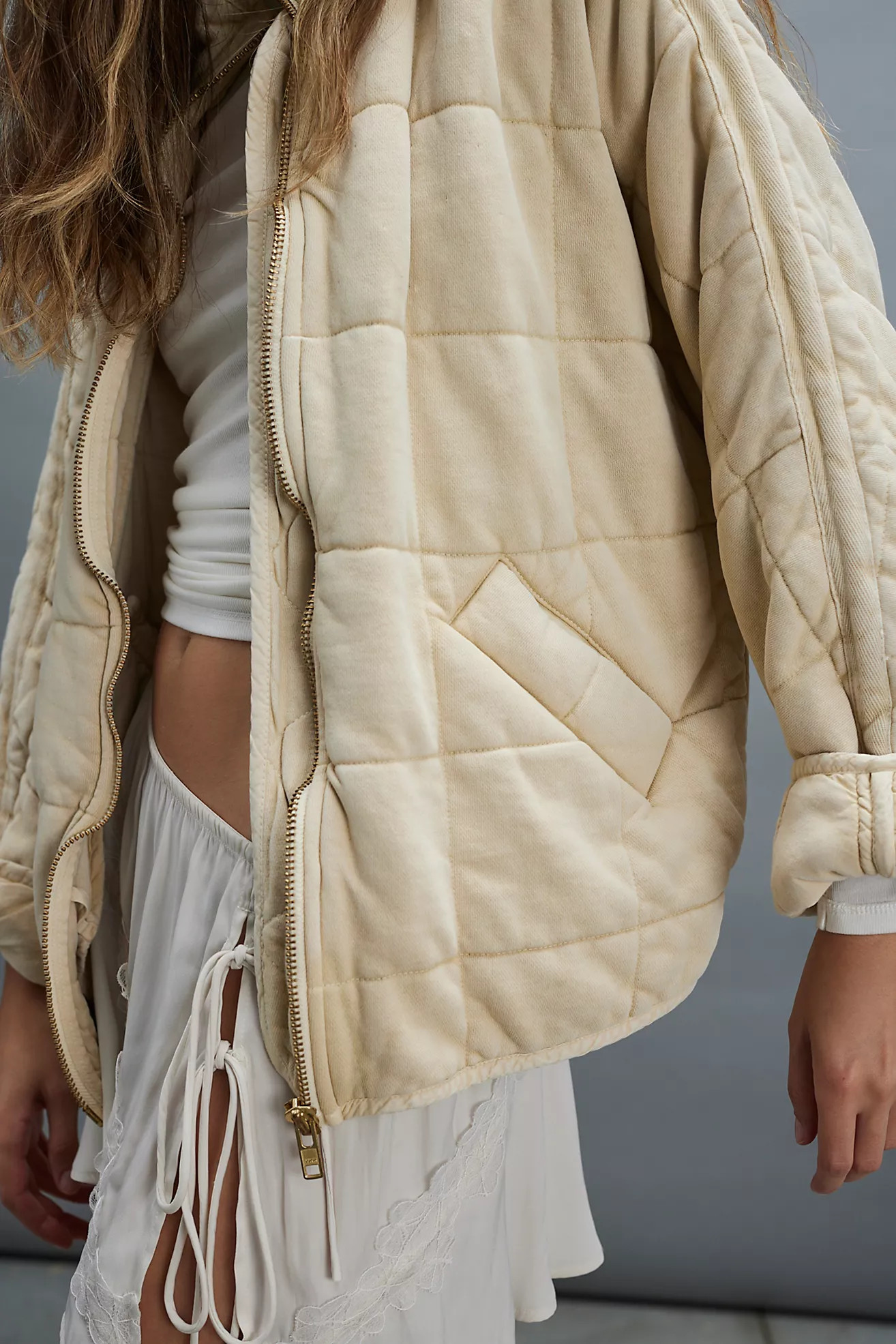 Dolman Quilted Knit Jacket | Free People (Global - UK&FR Excluded)