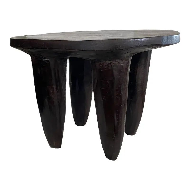 Large African Senufo Stool / Table I Coast | Chairish