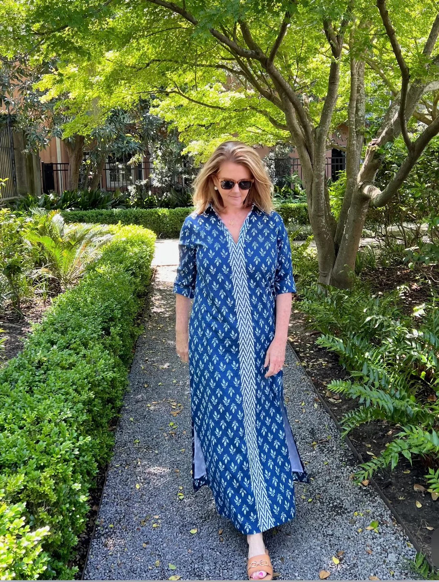 Carrie Maxi Dress Indigo Blume | Madison Mathews