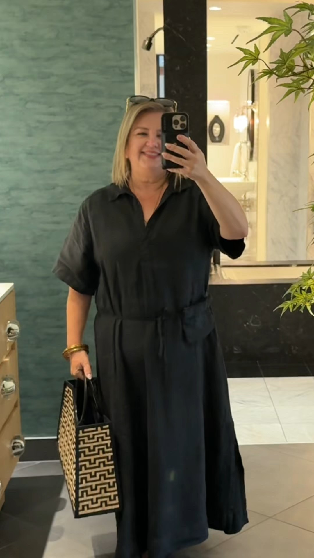 Effortless, breathable, and timeless this black linen shirt dress is everything I want in summer style. 🌿 The beauty of linen? It’s made from natural fibers, fully biodegradable, and only gets softer with every wear. I paired it with my favorite leather flats and a woven bag for an easy, sustainable look that transitions from brunch to evening strolls.

#LinenLove #SustainableStyle #WardrobeClassics #LowToxLiving #NaturalFibers #SlowFashion #TimelessStyle #EcoChic #LTKStyle #LTKFinds #HolisticWardrobe #LinenSeason


#LTKSeasonal #LTKOver40 #LTKTravel
