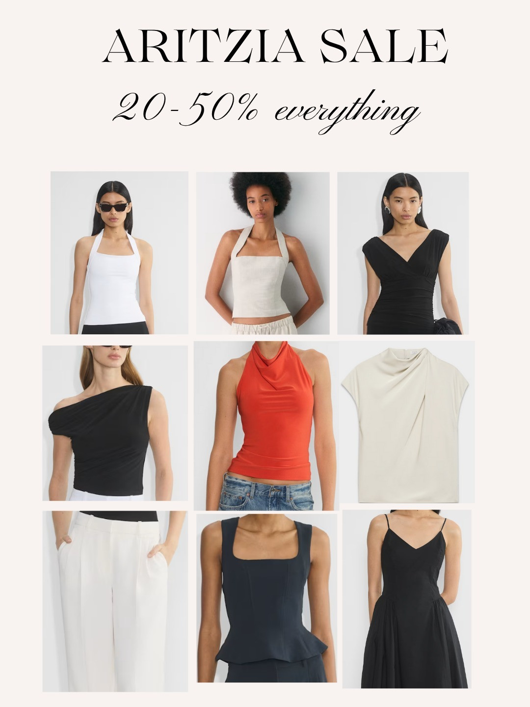 Aritzia sale favorites! Things I purchased and wishlist items. 20-50% off everything until next week, 7/6. 

 