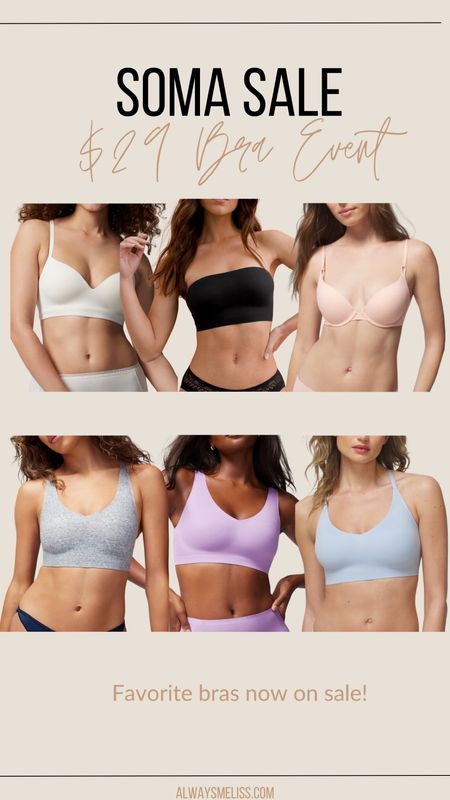 Soma is having an awesome sale on bras now! There are so many great ones. Now is great time to grab a bra you have been wanting to try! Rounding up some of my favorite ones!

Soma
Bras for her
$29 bra event

#LTKFindsUnder50 #LTKFindsUnder100 #LTKSaleAlert