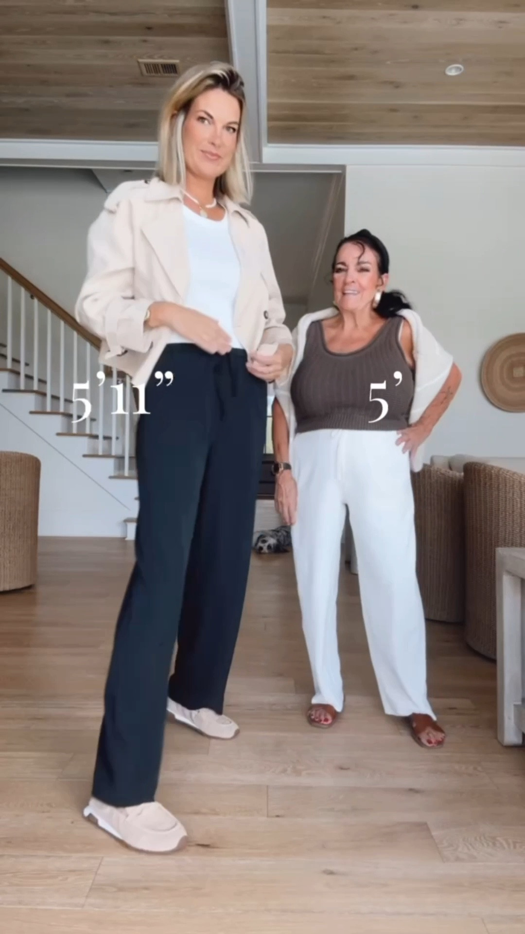 Whether you’re petite or tall, 44 or 82, these pull on straight leg pants that resist wrinkles are perfect for travel.  Not they’re a slightly different cut compared to the wide leg pants that went viral.  Jane is in petite small and I am in small tall.  Use my new customer discount code on the pants - RACHELXSPANX for 15% off and free shipping.

#LTKTall #LTKPetite #LTKSaleAlert