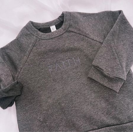 Toddler faith embroidered sweater 

#LTKfindsunder50 #LTKkids #LTKbaby