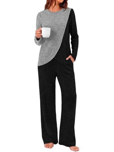 WIHOLL 2 Piece Sets for Women Lounge Set Matching Vacation Fall Clothes | Amazon (US)