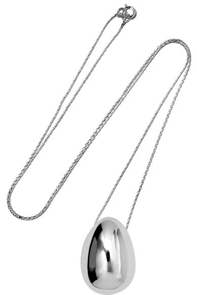 Egg silver necklace | NET-A-PORTER (UK & EU)