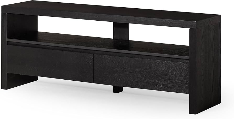 Maven Lane Ada Contemporary Wooden Media Unit in Refined Black Finish | Amazon (US)