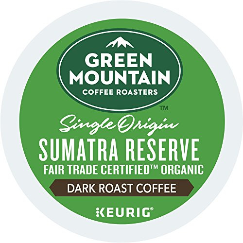 Green Mountain Coffee Roasters Sumatran Reserve Keurig Single-Serve K-Cup Pods, Dark Roast Coffee, 7 | Amazon (US)