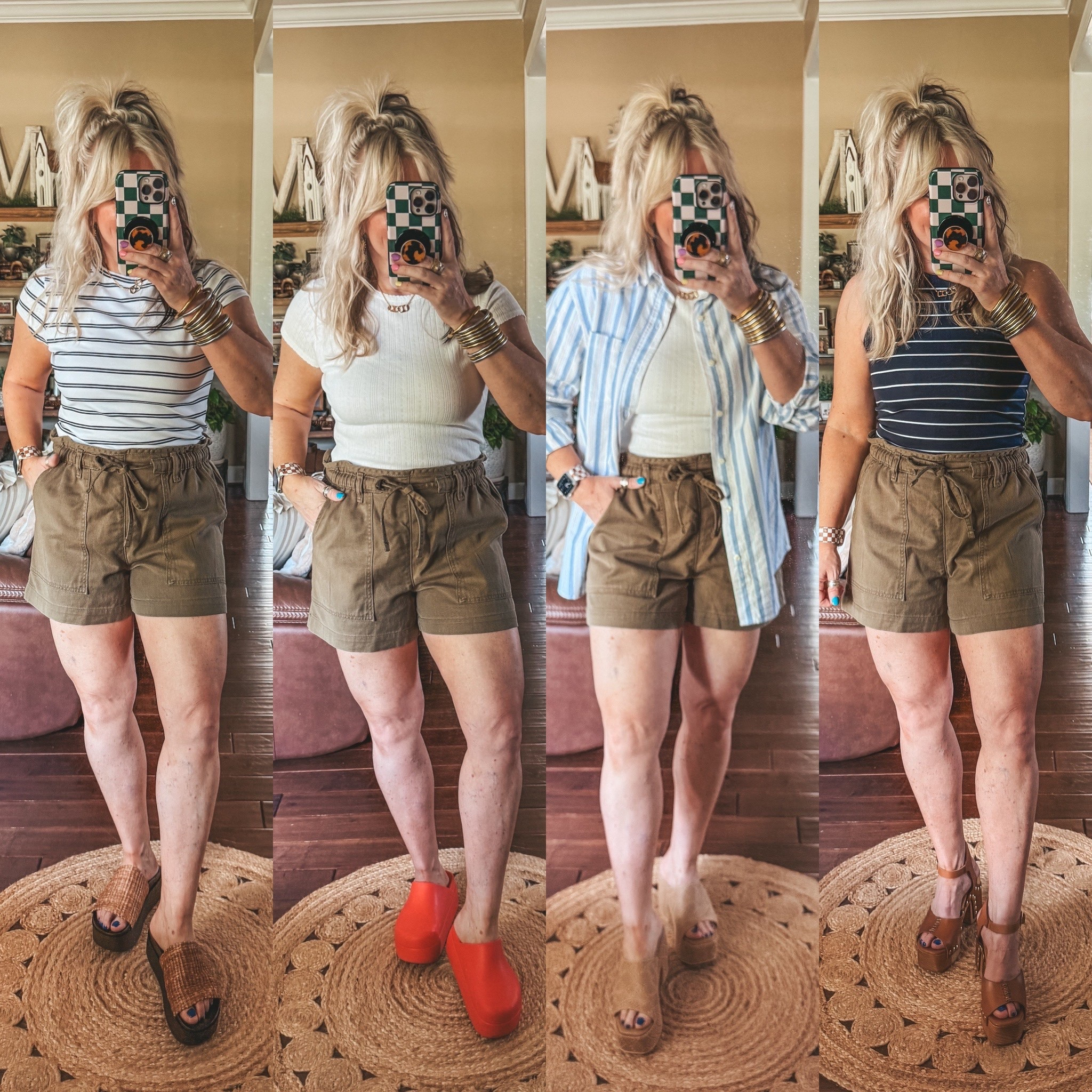 Loved these shirts and basic tops! Also this mens button down is SO GOOD! 👏🏼👏🏼
Everything is a size 8/M 
#walmart #walmartfashion 