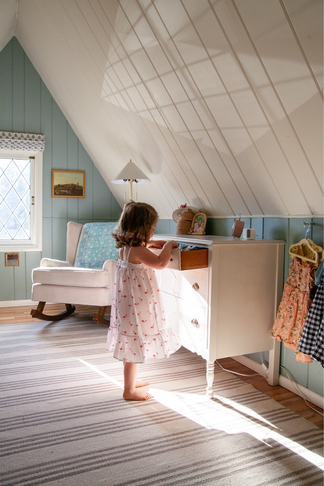 Three has been challenging age for both my kids, but it’s pretty awesome at times, too. Lucy knows what she wants! I knew she would love this nightgown with flamingos on it. @petiteplume has some very cute ones!
Linked everything I could from her sweet room, and the nightgown!

#LTKkids