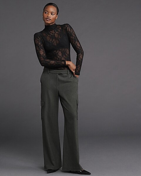 Editor Mid Rise Cargo Trouser Pant | Express