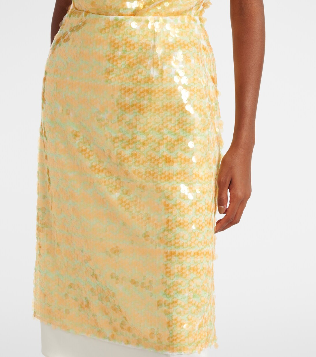 Sequined layered midi skirt | Mytheresa (US/CA)