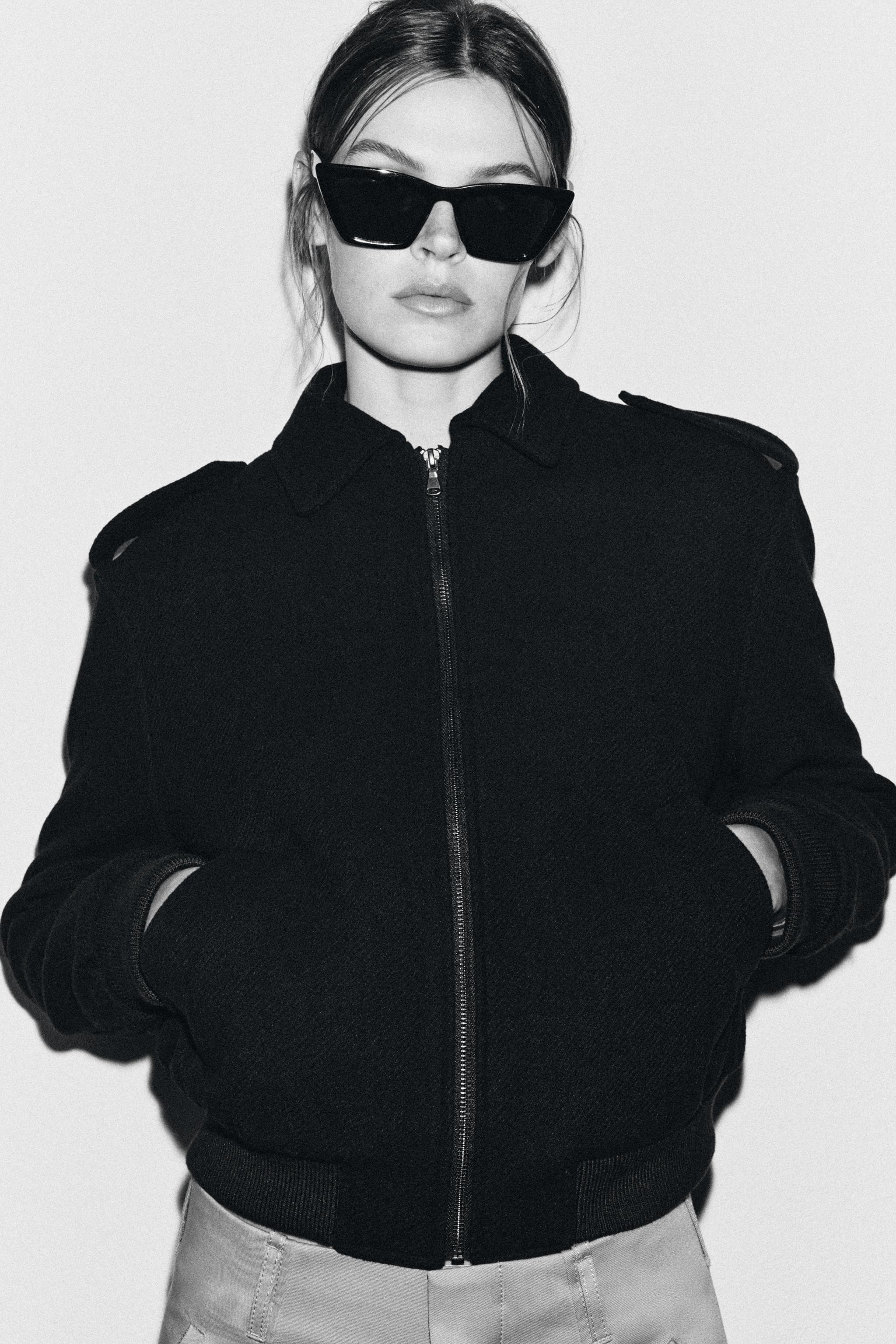 ZW COLLECTION WOOL JACKET | Zara UK