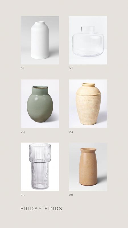 Decorative vase round up 

#LTKhome