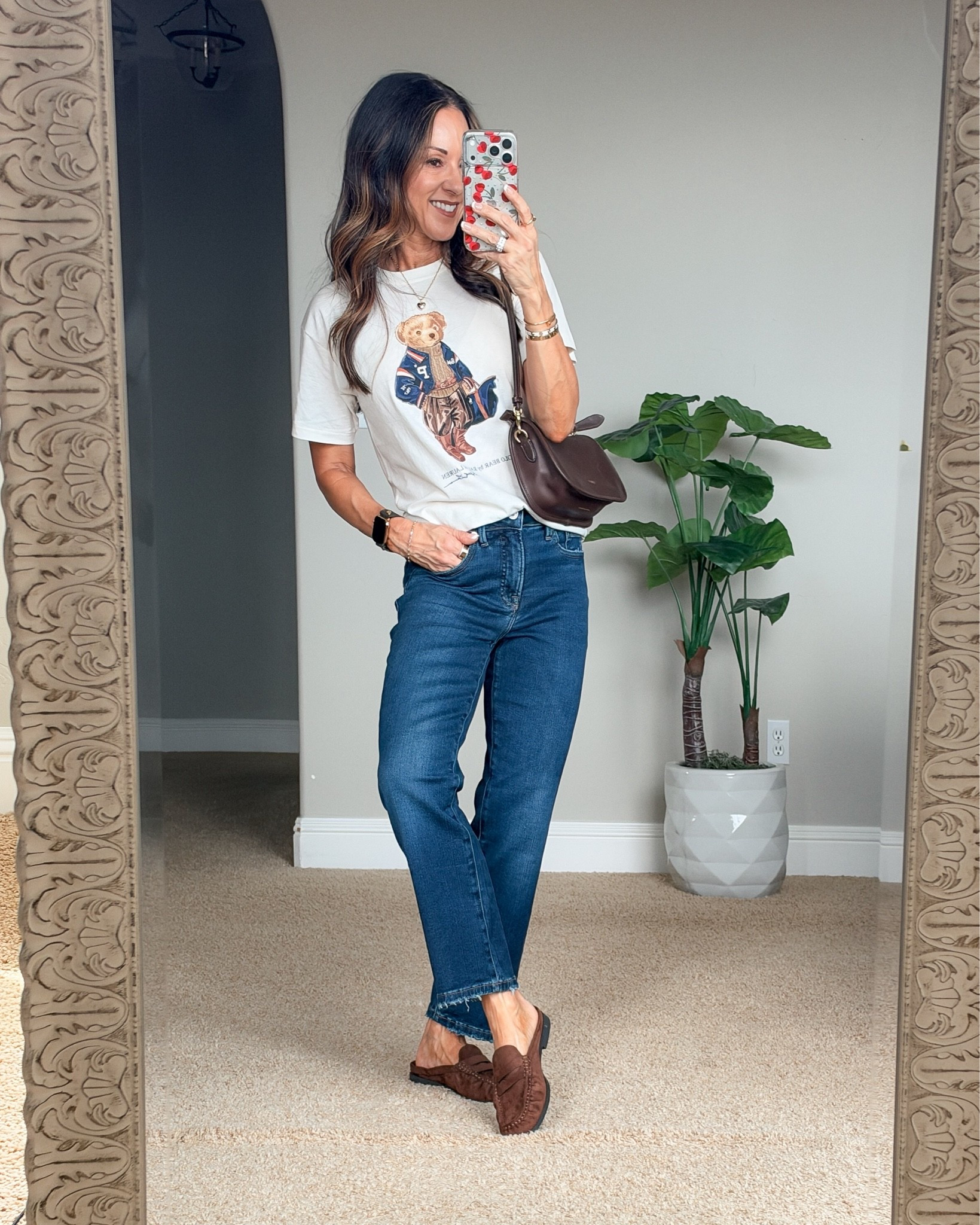 A little preppy, a little classic, and such an easy fall outfit 🤎 Everything I’m wearing is from @macys, from the Polo Bear tee and cashmere cardigan to the petite jeans, bag and shoes.

For reference: I’m 5’1”, 106 lbs. Jeans: 0 Petite • Cashmere sweater: XS • Polo Bear tee: XS

Macy’s fashion • Preppy fall style • Petite fall outfits • Ralph Lauren Polo Bear • Petite jeans • Fashion over 50 • Over 50 fall outfit ideas

#LTKootd #LTKPetite #LTKOver40
