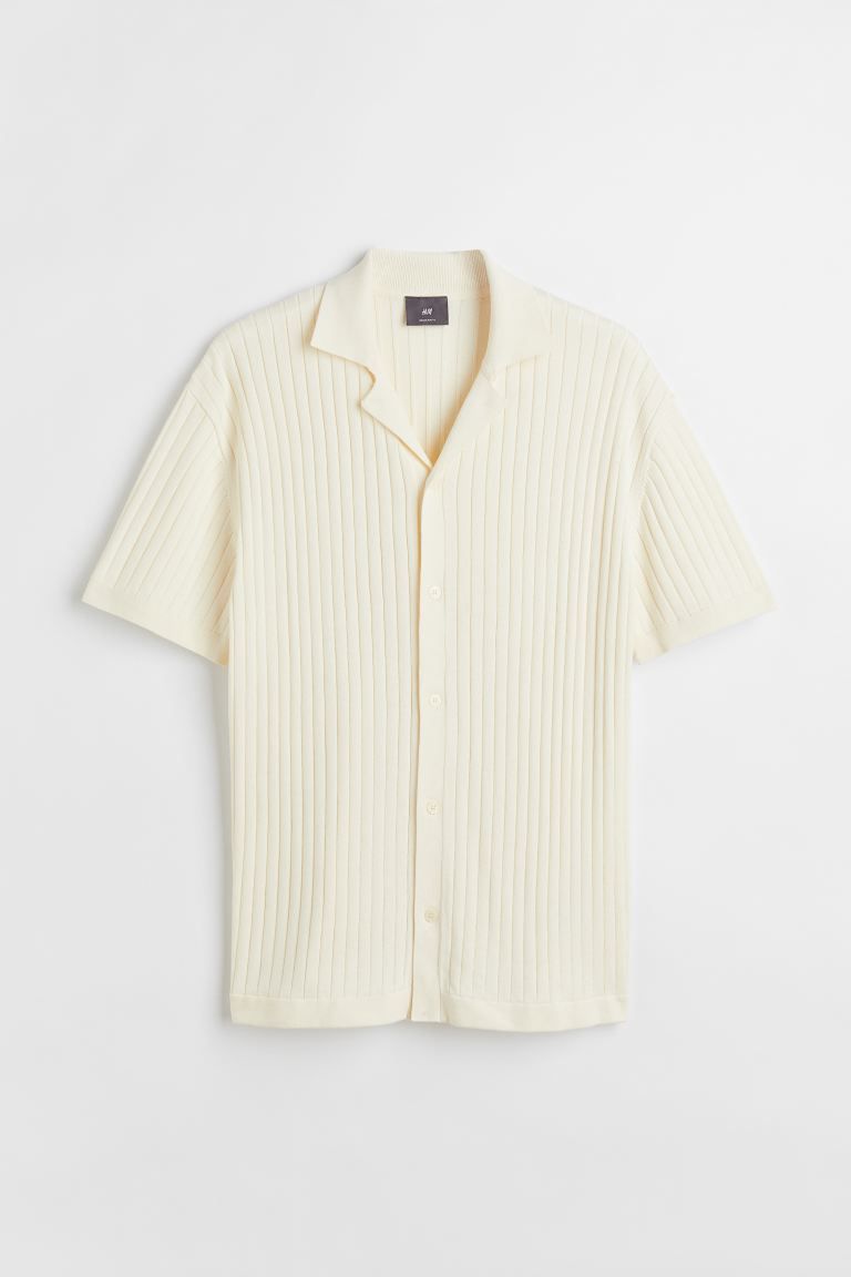 Regular Fit Rib-knit Polo Shirt | H&M (US + CA)