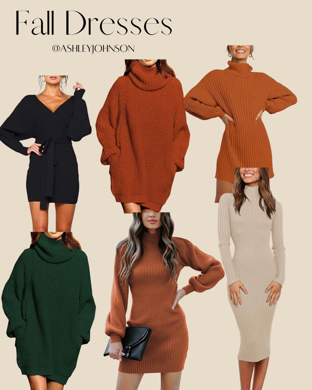 Fall dresses to wear throughout winter as well! #falldresses #winterdresse #sweaterdress #winteroutfit

#LTKStyleTip #LTKFindsUnder50 #LTKSeasonal