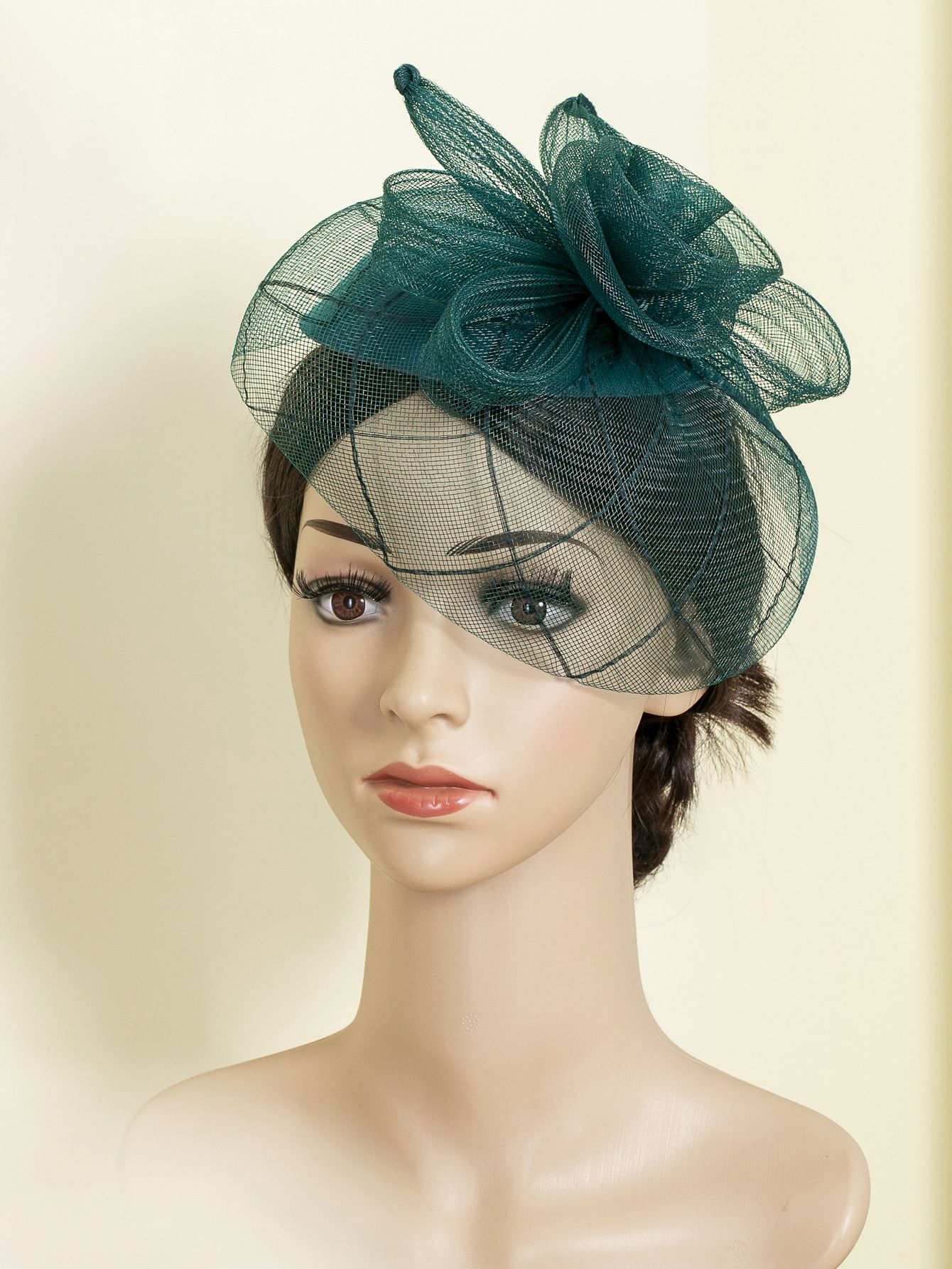 Mesh Net & Hat Decor Hair Clip | SHEIN