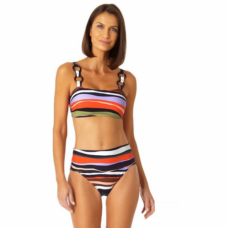 Anne Cole - Women's Ring Strap Strapless Bandeau Swim Top | Target
