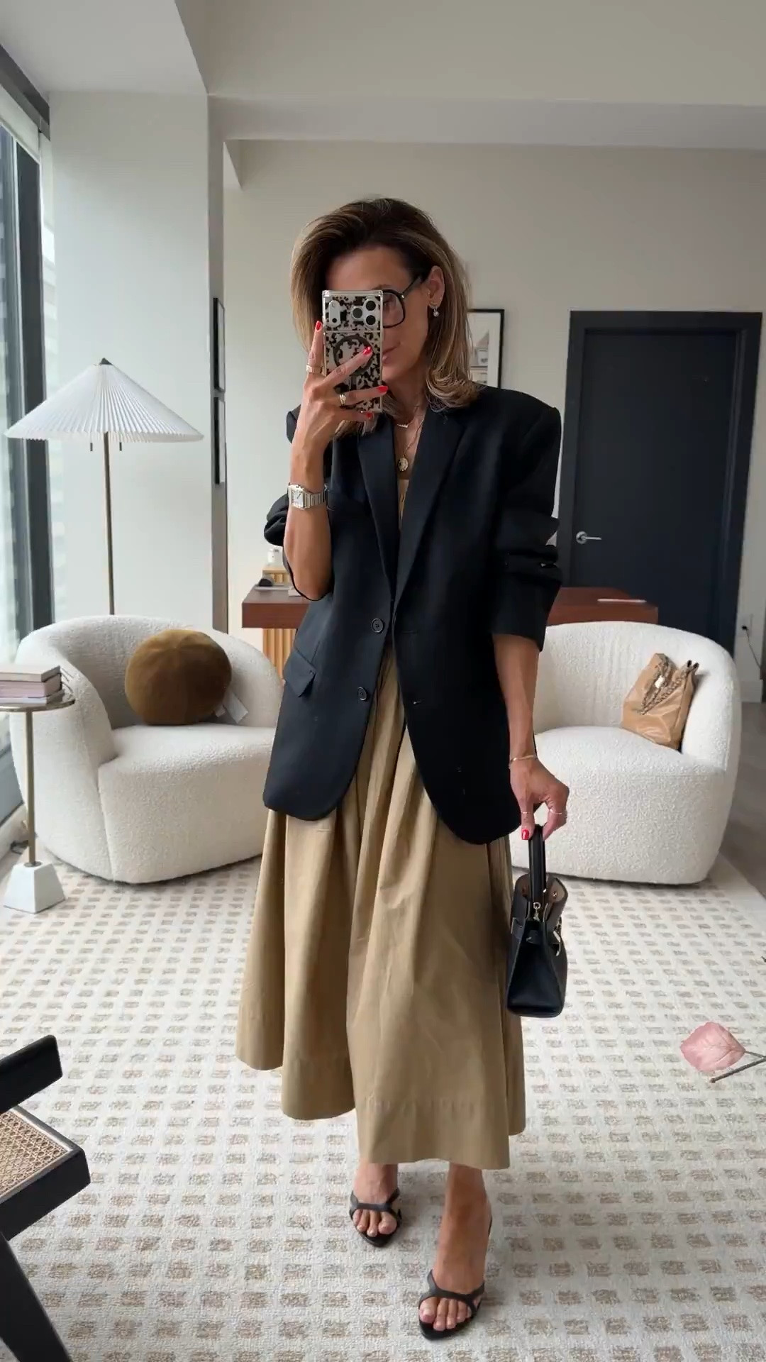 A dressed up outfit with the cutest dress on sale today! This is such a great office look or even something more classy for a date night🖤

#LTKSaleAlert #LTKOver40 #LTKWorkwear