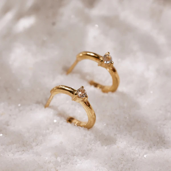 Shimmering Hoop Earrings - Pura Vida Bracelets | Pura Vida Bracelets