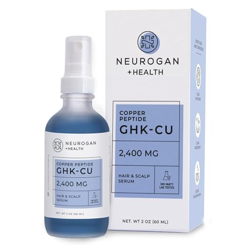 Neurogan Health GHK-Cu Peptide Serum | 4% Copper Peptide for Hair, Scalp and Dry Hair Care | 2400mg, Made in USA | Amazon (US)