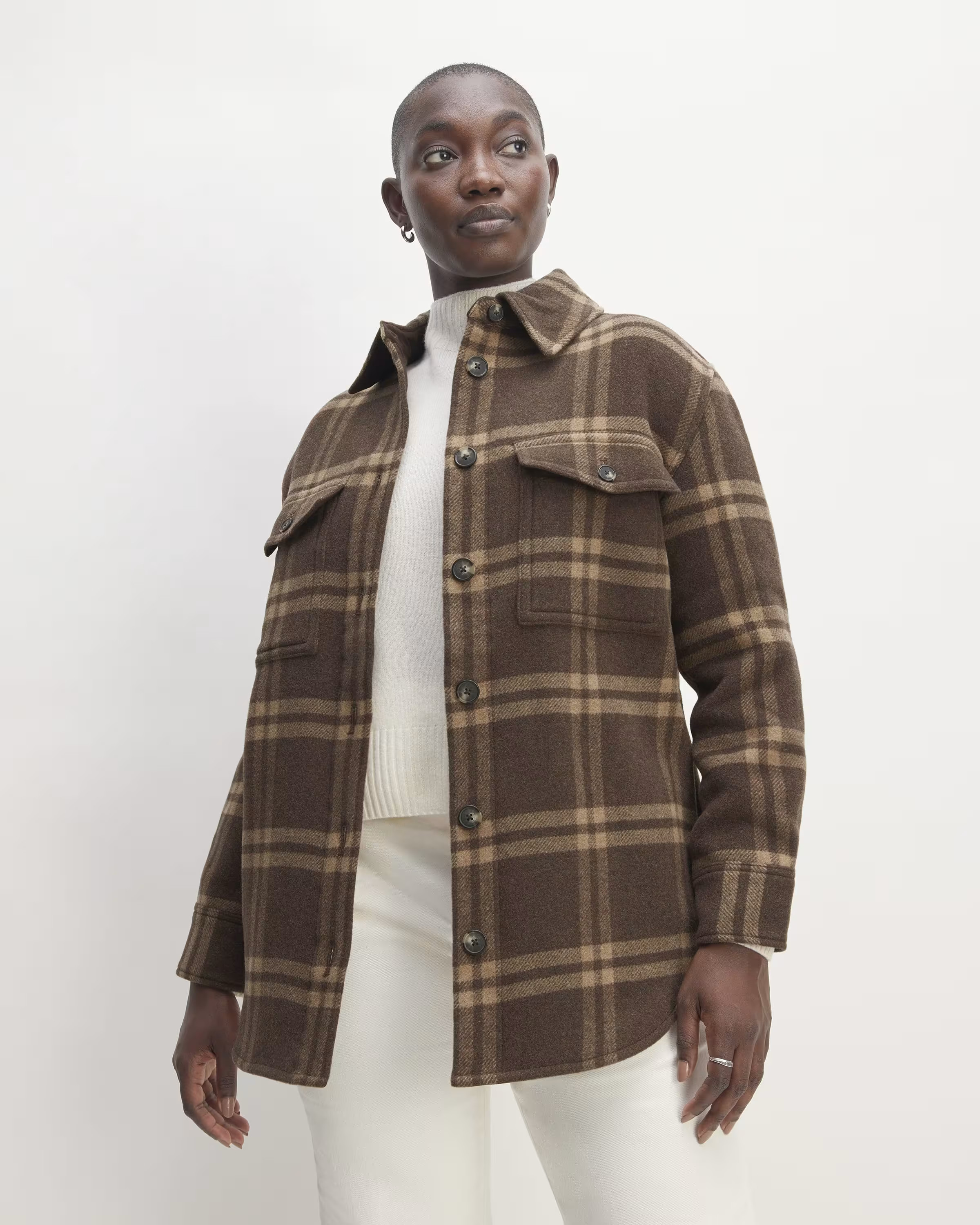 The Italian ReWool® Oversized Shirt Jacket | Everlane