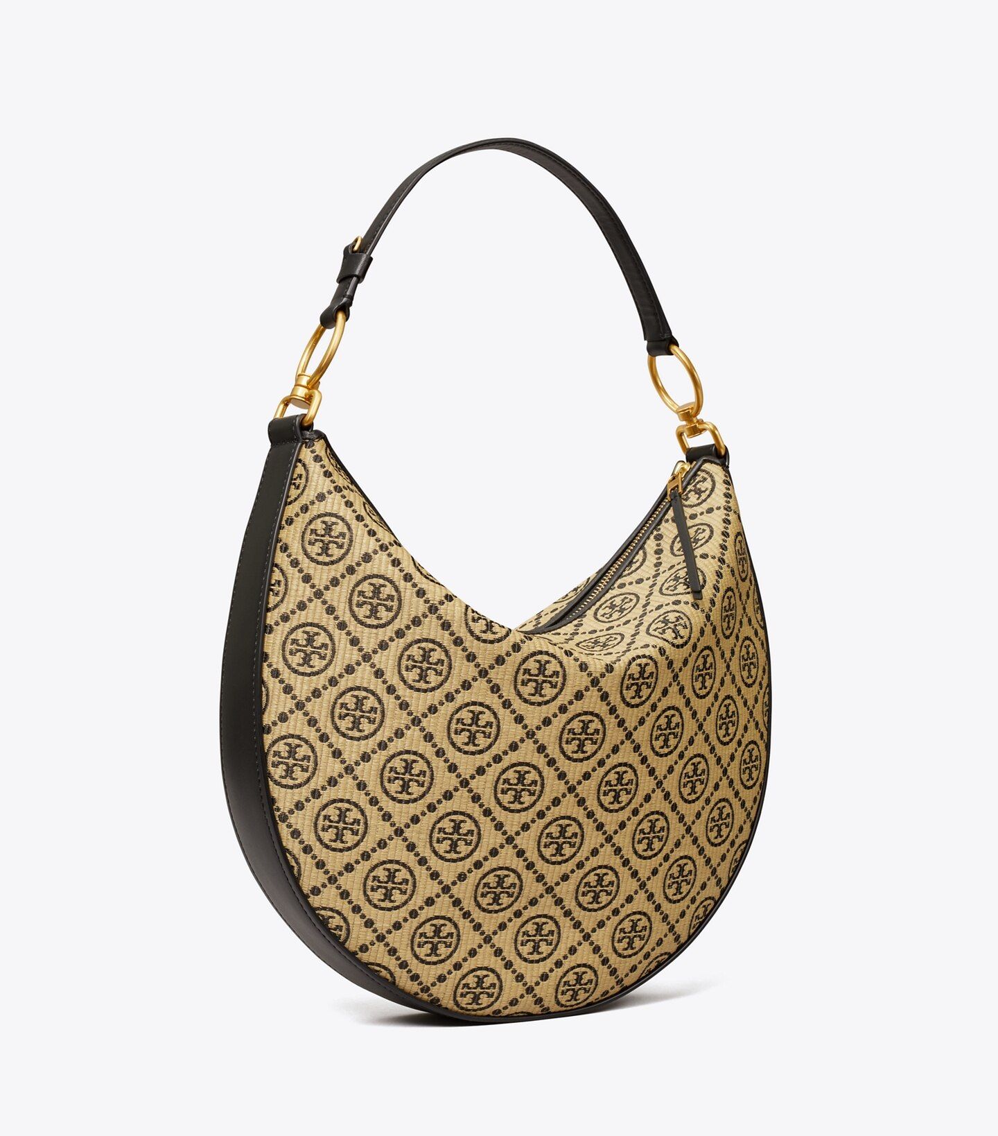 T MONOGRAM ZIP SHOULDER BAG | Tory Burch (US)