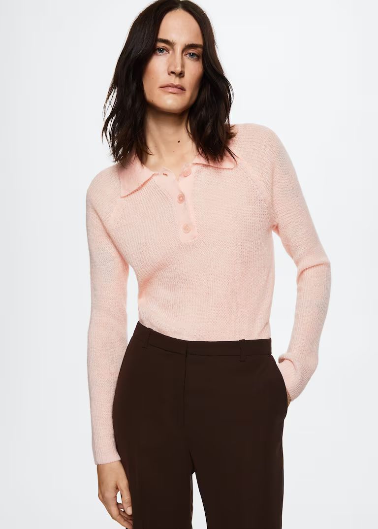 Polo style sweater | MANGO (UK)